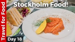 Swedish Food in Stockholm: Melt-In-Your-Mouth Dill Cured Salmon! - YouTube