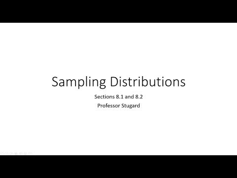 Statistics - Chapter 8