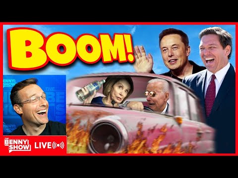 WHAT?! Biden's Motorcade BURST into FLAMES as ELON-DESANTIS Go To WAR against CHINA-APPLE
