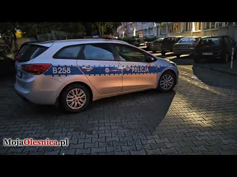 July 10, 2025, Oleśnica - he threw away a TV, threatened, and shouted. He didn't open the door, a...