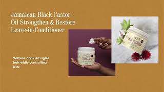 Shea Moisture Jamaican Black Castor Oil Strengthen & Restore Leave-in Conditioner - 11oz