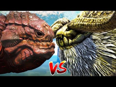 Ark - Sea Monster vs OCEAN BOSS! Most Epic Ark Monster Battle Ever - Ark Survival Evolved