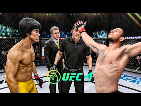 Bruce Lee vs Nikita Krylov   EA Sports UFC 4   Bruce Lee Fight Club 🔥🐲