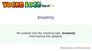 Video thumbnail for brazenly