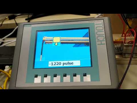 Corsi di PLC Padova, Animazione carro ponte posizione da encoder