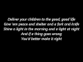 Wings - Deliver your children - lyrics on screen ...