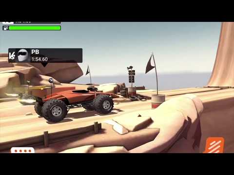 MMX HILL DASH The Racer SX1   Very fast car doing all levels!