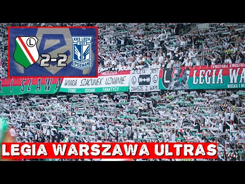 Legia Warszawa vs Lech Poznań 2-2 | STADIUM ATMOSPHERE