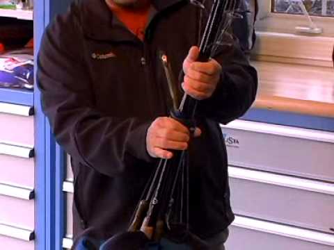 Part of a video titled Rod Straps - YouTube