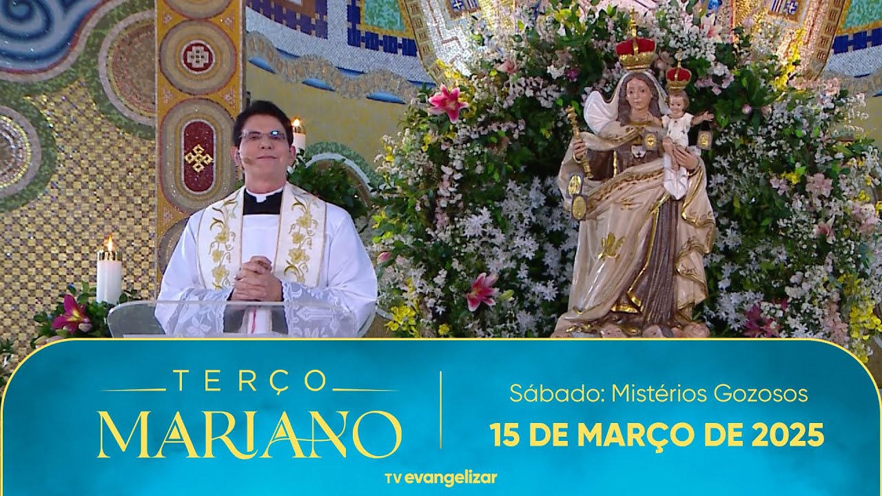 Sábado: Mistérios Gozosos | 15/03/25 | Terço Mariano com @PadreManzottiOficial
