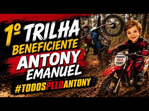 1º Trilha beneficente do Antony Emanuel em Piên Pr🔥