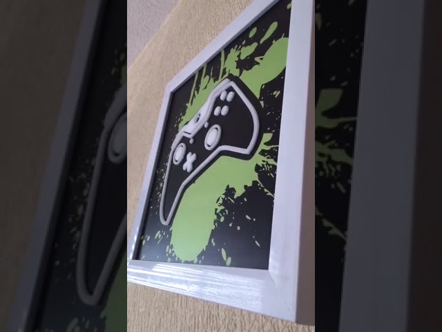 Vídeo relacionado con KiKiHong Cuadros Decorativos con Marco 3 Pcs Decoracion Gamer Habitacion
