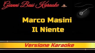 Marco Masini - Il Niente karaoke