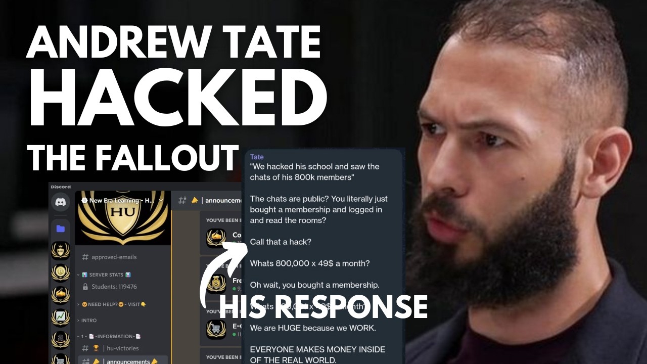Andrew Tate Hacked: The Fallout