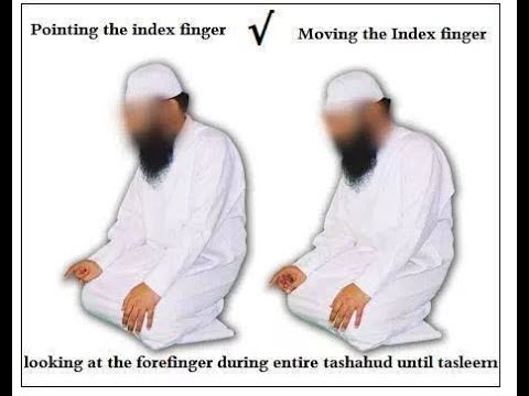 How to move the Move the Finger in Tashahhud & common mistakes explained - @AbuSuhaib