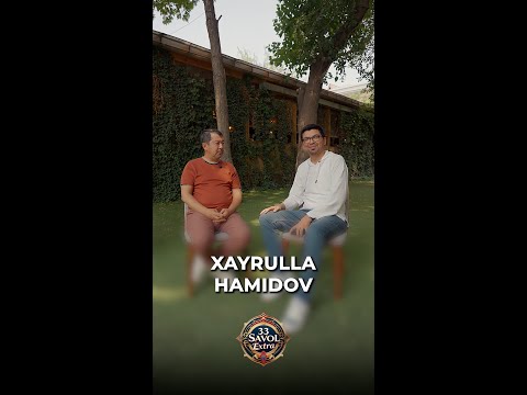 "33 Savol Extra" loyihasida Xayrulla Hamidov.
