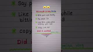 Download lagu My mouth is saying 2026 😱 #art #fun #new #work #share #like #shorts mp3