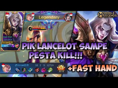 GAME PLAY HYPER LANCELOT🔥 | FAST HAND | MOBILE LEGENDS BANG BANG