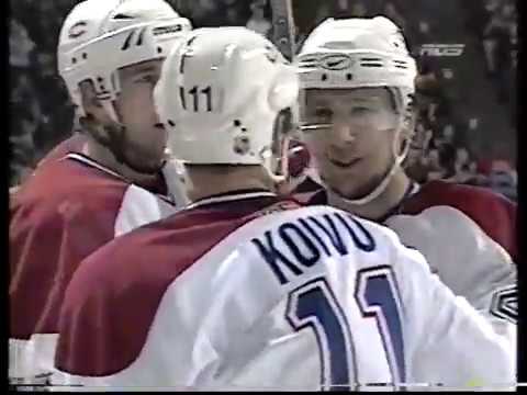 Saku Koivu's hat trick against the Penguins
