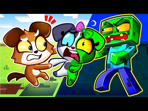 Purr-Purr Stories - 🙀Rescue Baby from the Minecraft World🙀 Funny Kids Adventures || Purr-Purr Stories