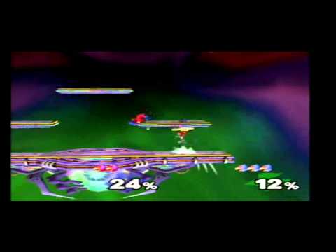 SSBM Midnight Melee.  Phobos (natural) vs Wamas (red)