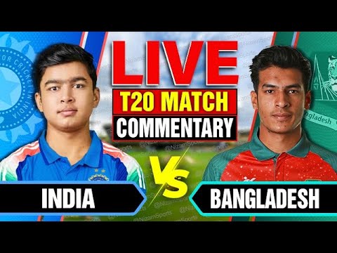 🔴Live: India vs Bangladesh | 1st Semi Final | Live Cricket Score & Commentary