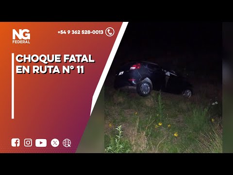 NGFEDERAL - CHOQUE FATAL EN RUTA N° 11 - CHACO