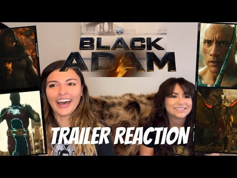 BLACK ADAM - OFFICIAL TRAILER REACTION (OMG!!)