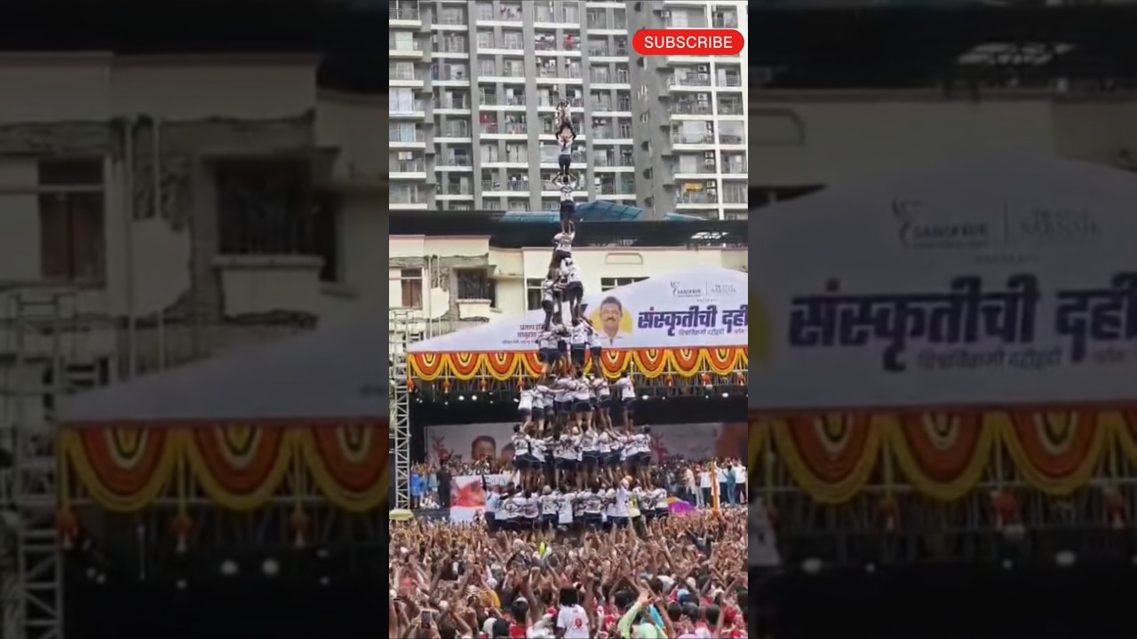 Mumbai Dahi Handi 2025 🔥 The Ultimate Govinda Experience #Shorts #youtubeshorts