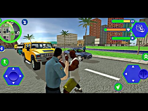 Retired Police Officer Vs Gangster Gang Fight: Vice Town City Police Gameplay