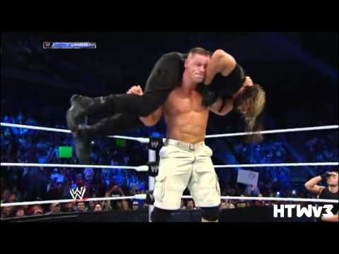 Seth Rollins vs John Cena Highlights HD - Smackdown 12/27/13