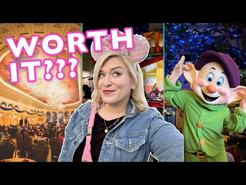 Eating Disney World's Most Popular Meals | Be Our Guest, Artist Point Ft. Snow White, Sci-Fi Dine-in