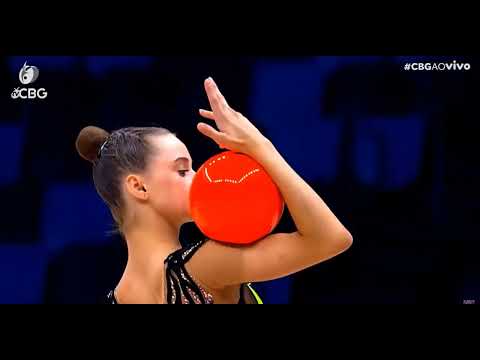 Taisiia Onofriichuk Ball Qual 27,550 - World Championships Rio de Janeiro 2025