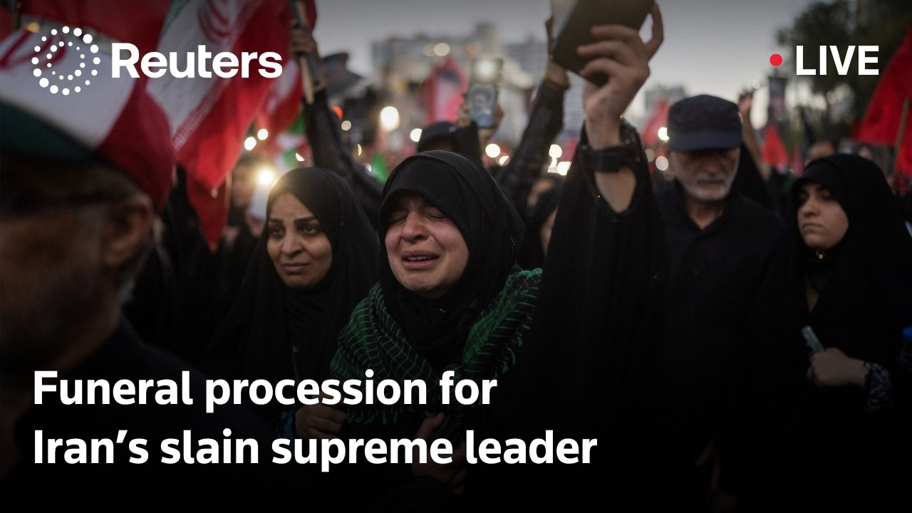 Video | LIVE: Funeral procession for Iran's slain Supreme Leader Khamenei