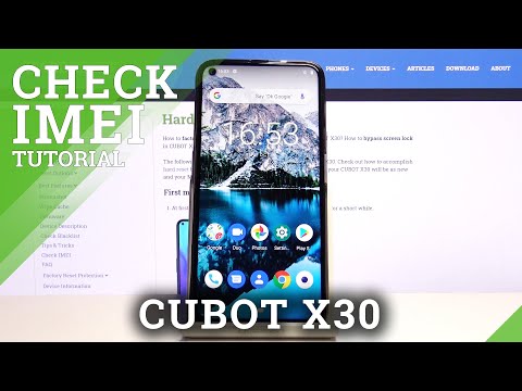 How to Check IMEI and Serial Number on CUBOT X30 – Find IMEI and Serial Number