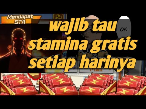 DAPAT STAMINA GRATIS+NAIKIN BP || ONE PUNCH MAN THE STRONGEST MAN