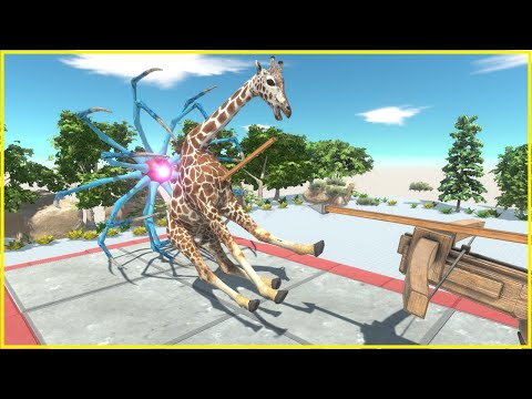 Deadly Ballista Shoot Black Hole Alien Catches Animals - Animal Revolt Battle Simulator