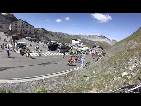 Stelvio Bike 2013, ultimi 100 metri del versante lombardo