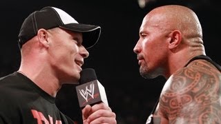 Raw: The Rock responds to John Cena and weighs in on their