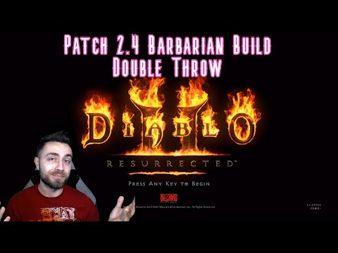 Is Double Throw Barbarian OP? | Patch 2.4 Diablo 2 Resurrected Theory-Craft Build | D2R