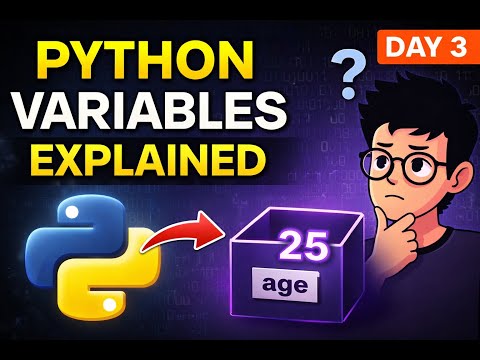 Python Course Day 3 What Is A Variable In Python Beginner Friendly