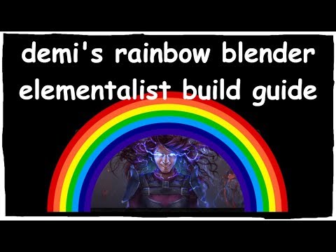 Demi's RAINBOW BLENDER ELEMENTALIST Budget Build Guide (Crit Blade Vortex Triple Herald)