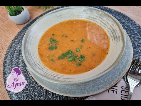 Das Beste und einfachste Linsensuppe der Welt I Türkische rote Linsensuppe RAMADAN