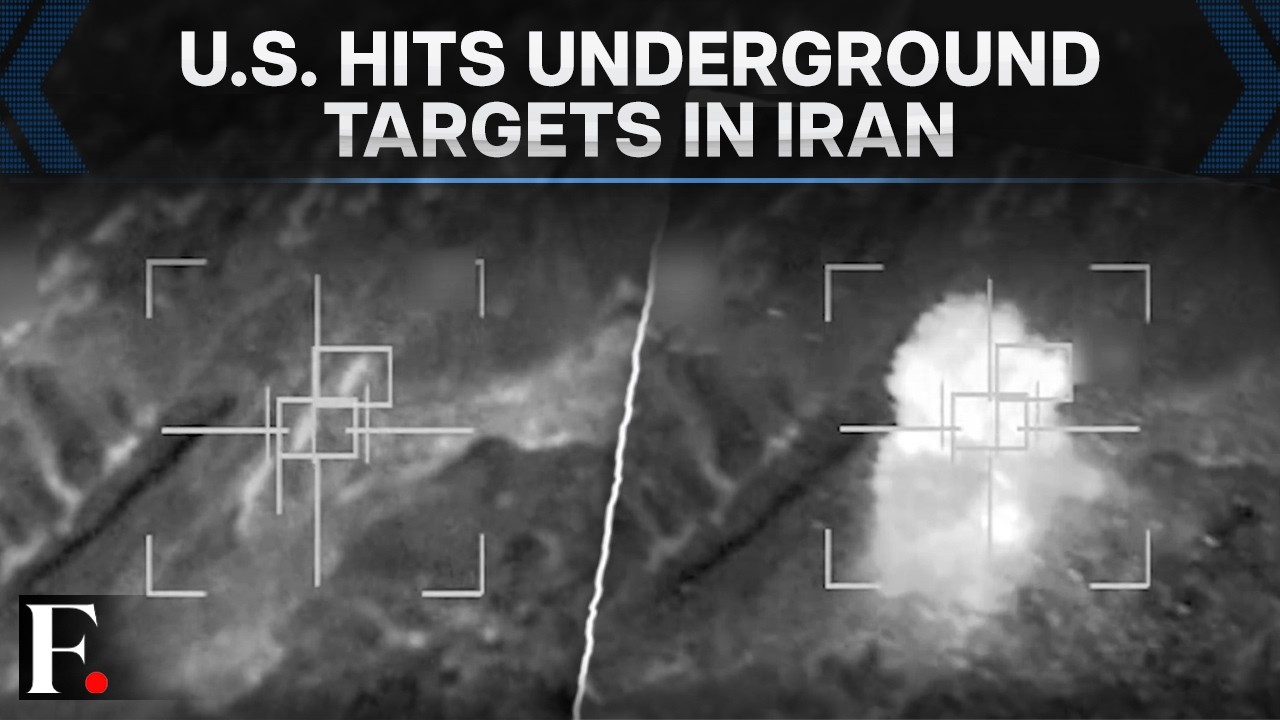 U.S. Military Releases Dramatic Video Showing Strikes on Underground Targets in Iran | N18G