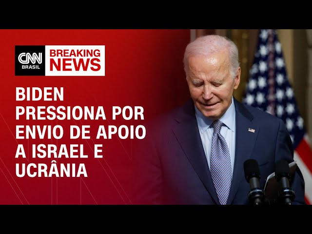Biden pressiona por envio de apoio a Israel e Ucrânia | AGORA CNN