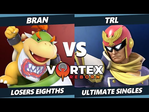 Vortex Legends 10 Top 8 - bran (Bowser Jr) Vs. TRL (Captain Falcon) SSBU Ultimate Tournament