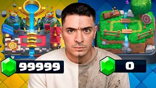 CONTA RICA VS CONTA POBRE NO CLASH ROYALE! DIA 1