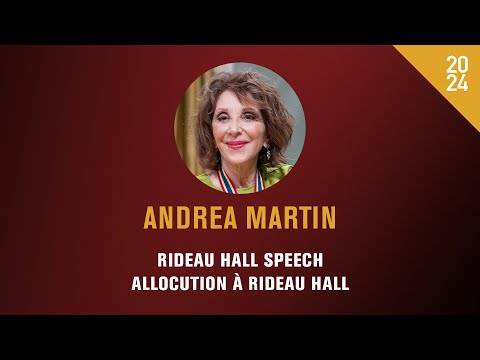 Andrea Martin at Rideau Hall, GGPAA 2024 | Andrea Martin à Rideau Hall, les PGGAS 2024