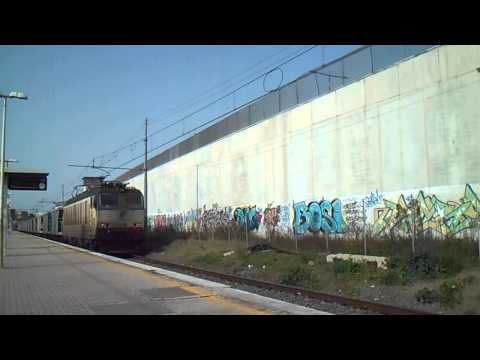 E652.029 sul MRS 57317 Roma Smistamento - Bari Lamasinata, in transito a Roma Tiburtina