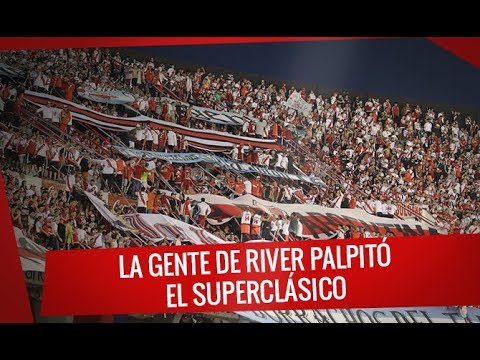"River vs Atlético de Tucumán - La gente de River palpitó el Superclásico" Barra: Los Borrachos del Tablón • Club: River Plate